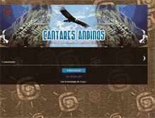 Tablet Screenshot of cantares-andinos.blogspot.com