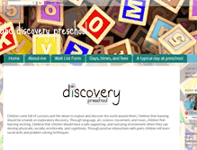 Tablet Screenshot of abcdiscoverypreschool.blogspot.com