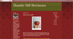 Desktop Screenshot of humblehillheirlooms.blogspot.com