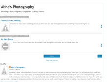 Tablet Screenshot of alinesphotography.blogspot.com