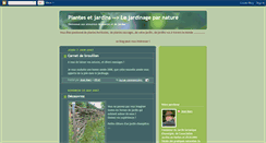 Desktop Screenshot of plantesetjardin.blogspot.com