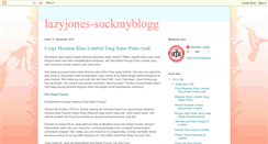 Desktop Screenshot of lazyjones-suckmyblogg.blogspot.com