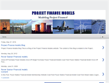 Tablet Screenshot of project-finance-models-blog.blogspot.com