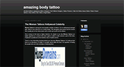 Desktop Screenshot of amazing-body-tattoo.blogspot.com