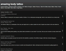 Tablet Screenshot of amazing-body-tattoo.blogspot.com