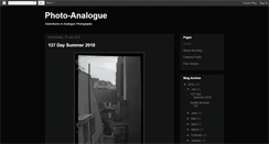 Desktop Screenshot of photo-analogue.blogspot.com