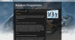 Desktop Screenshot of penguinpapers.blogspot.com