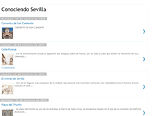 Tablet Screenshot of conociendosevilla.blogspot.com