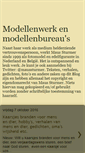 Mobile Screenshot of modellenwerk-modellenbureaus.blogspot.com