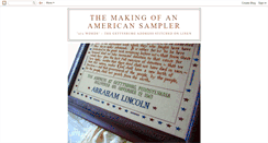 Desktop Screenshot of howtomakeanamericansampler.blogspot.com