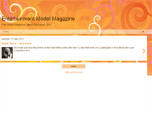 Tablet Screenshot of entertainmentmodel.blogspot.com