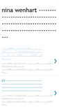 Mobile Screenshot of ninawenhart.blogspot.com