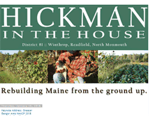 Tablet Screenshot of hickmaninthehouse.blogspot.com