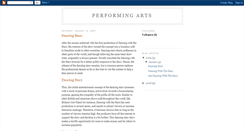 Desktop Screenshot of performingartslive.blogspot.com