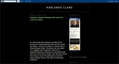 Desktop Screenshot of carloshablaclaro.blogspot.com