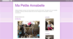 Desktop Screenshot of mapetiteannabelle.blogspot.com
