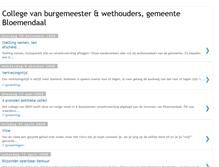 Tablet Screenshot of bloemendaal.blogspot.com