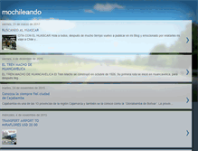 Tablet Screenshot of mochilero-misviajes.blogspot.com