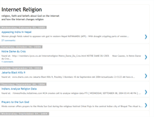 Tablet Screenshot of internetreligion.blogspot.com