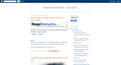 Desktop Screenshot of motorsportlatest.blogspot.com