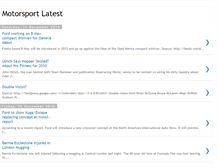 Tablet Screenshot of motorsportlatest.blogspot.com