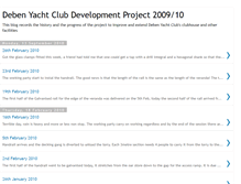 Tablet Screenshot of debenyachtclub-development.blogspot.com