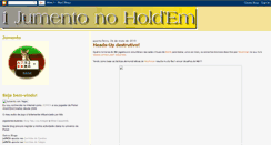 Desktop Screenshot of 1jumentonoholdem.blogspot.com