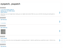 Tablet Screenshot of eyepatchyoupatch.blogspot.com