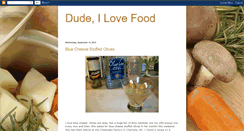 Desktop Screenshot of dudeilovefood.blogspot.com