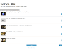 Tablet Screenshot of fantrum.blogspot.com