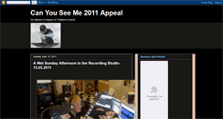 Desktop Screenshot of canyouseeme2011appeal.blogspot.com