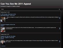 Tablet Screenshot of canyouseeme2011appeal.blogspot.com