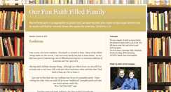 Desktop Screenshot of faithfilledfamily.blogspot.com