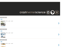 Tablet Screenshot of crashhelmetscience.blogspot.com