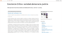 Desktop Screenshot of haciaunaconcienciacritica.blogspot.com