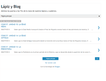 Tablet Screenshot of lapizyblog.blogspot.com