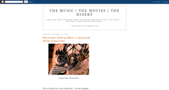 Desktop Screenshot of musicmoviesmisery.blogspot.com