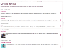 Tablet Screenshot of circlingjericho.blogspot.com