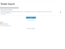 Tablet Screenshot of construction-tendersearch.blogspot.com