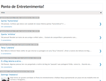 Tablet Screenshot of pontodeentretenimento.blogspot.com