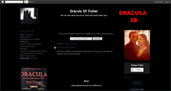 Desktop Screenshot of dracula-3d-movie-trailer.blogspot.com