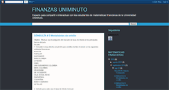 Desktop Screenshot of finanzasuniminuto.blogspot.com