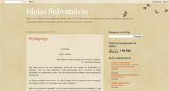 Desktop Screenshot of ideiassubversivas.blogspot.com