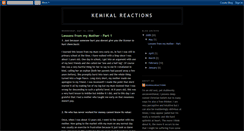 Desktop Screenshot of kemikalreactions.blogspot.com