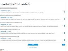 Tablet Screenshot of loveletters-fromnowhere.blogspot.com