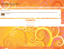 Tablet Screenshot of littlesistahstudio.blogspot.com