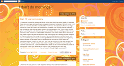 Desktop Screenshot of idontdomornings.blogspot.com