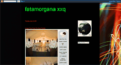 Desktop Screenshot of fatamorganaxxq.blogspot.com