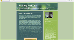 Desktop Screenshot of militaryjunkyard.blogspot.com