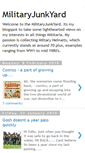 Mobile Screenshot of militaryjunkyard.blogspot.com